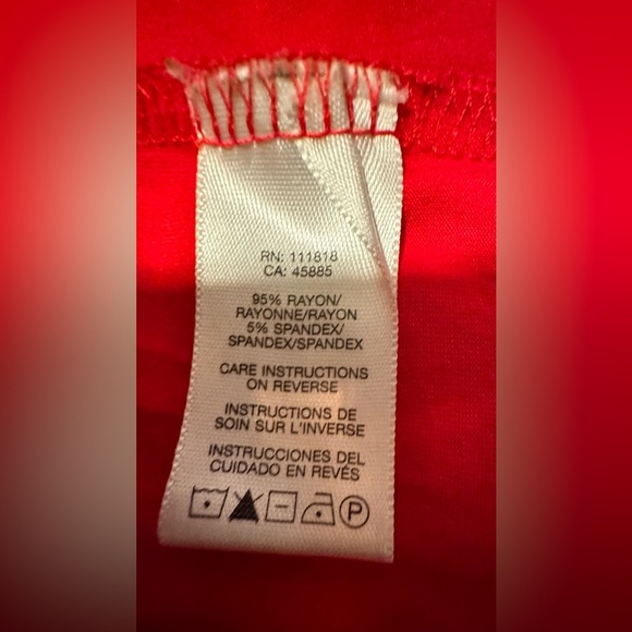 Michael Kors Red Turtle Neck Women's
Blouse Top - Picture 10 of 11